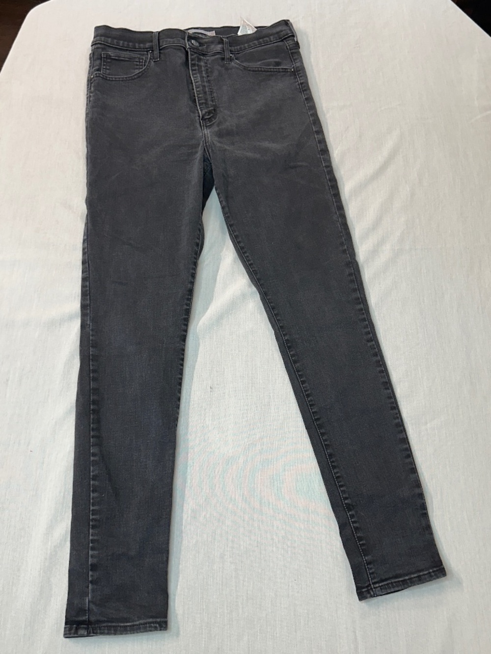 Levi's Mile High Super Skinny Jeans, faded black, size 33 size 16